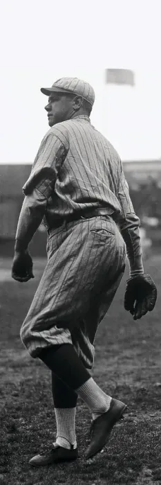 Framed Print : Babe Ruth Having Just Thrown Baseball