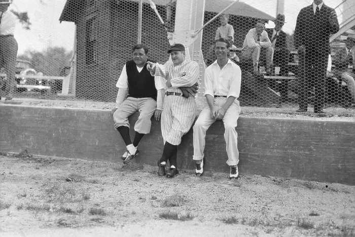 Framed Print : Babe Ruth, Joseph McCarthy and Lyn Lary Framed Print : Babe Ruth, Joseph McCarthy and Lyn Lary