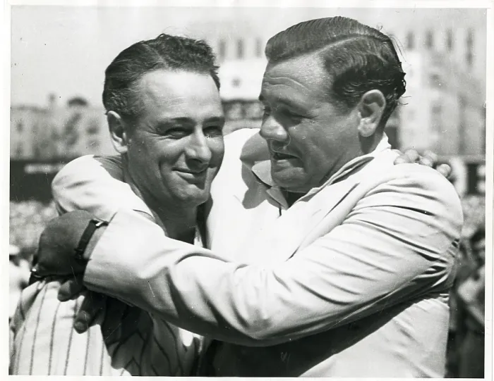 Framed Print : Babe Ruth And Lou Gehrig Framed Print : Babe Ruth And Lou Gehrig