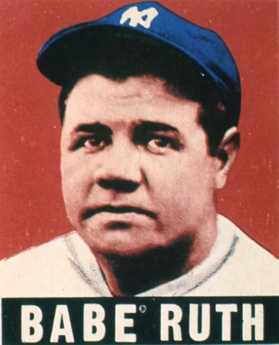 Framed Print : Babe Ruth portrait Framed Print : Babe Ruth portrait