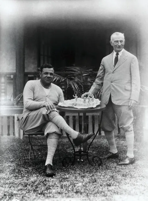 Framed Print : Babe Ruth Seated at Table With Birthday Cake Framed Print : Babe Ruth Seated at Table With Birthday Cake