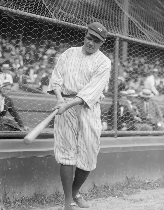 Framed Print : Babe Ruth Swinging Bat Framed Print : Babe Ruth Swinging Bat