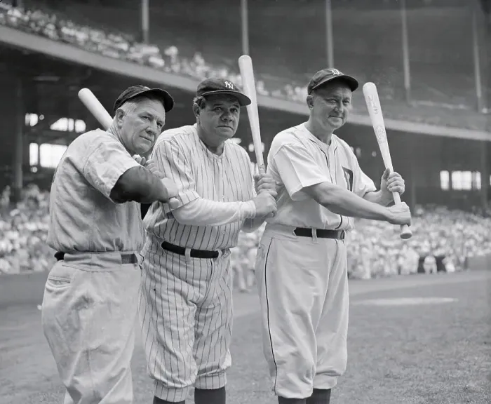 Framed Print : Babe Ruth with Tris Speaker and Ty Cobb Framed Print : Babe Ruth with Tris Speaker and Ty Cobb