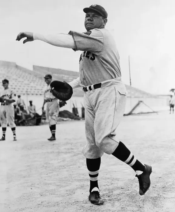 Framed Print : Babe Ruth Warming Up At Spring Training Framed Print : Babe Ruth Warming Up At Spring Training