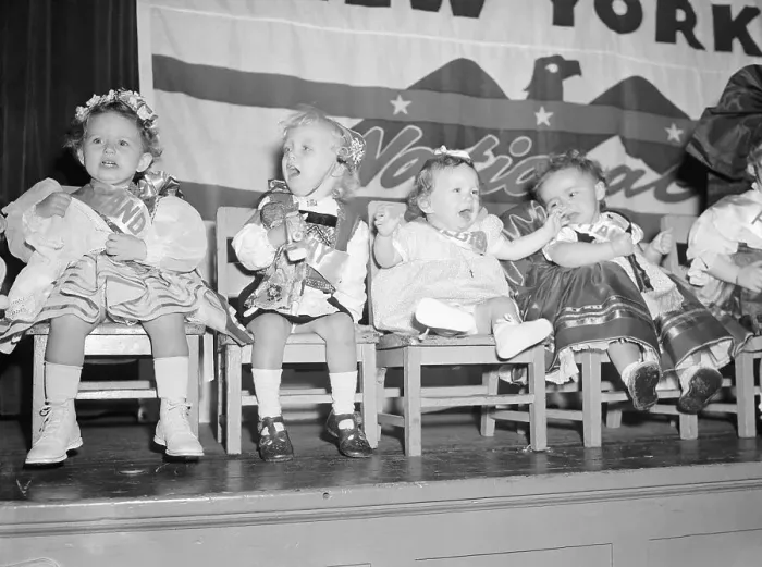 Framed Print : Four Babies In Beauty Contest Framed Print : Four Babies In Beauty Contest