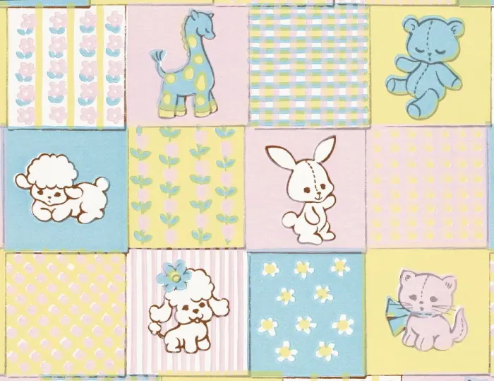 Framed Print : Baby animals pattern Framed Print : Baby animals pattern