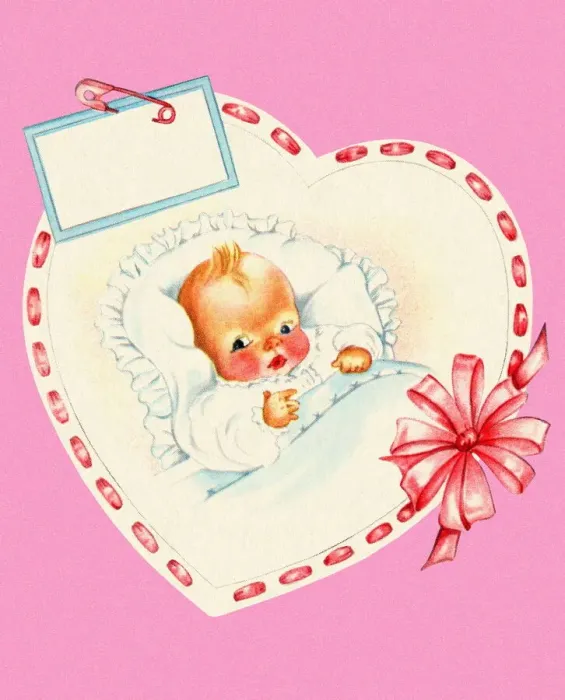 Framed Print : Baby in a Heart Framed Print : Baby in a Heart