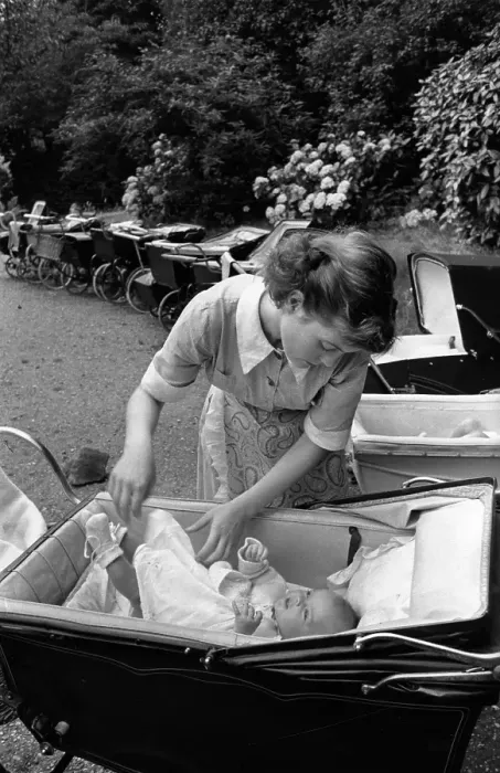 Framed Print : Baby In Pram Framed Print : Baby In Pram
