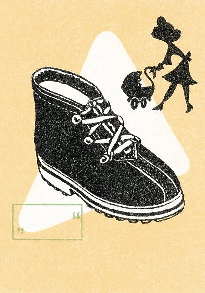 Baby shoe. http: /  / csaimages.com / images / istockprofile / csa_vector_dsp.jpg