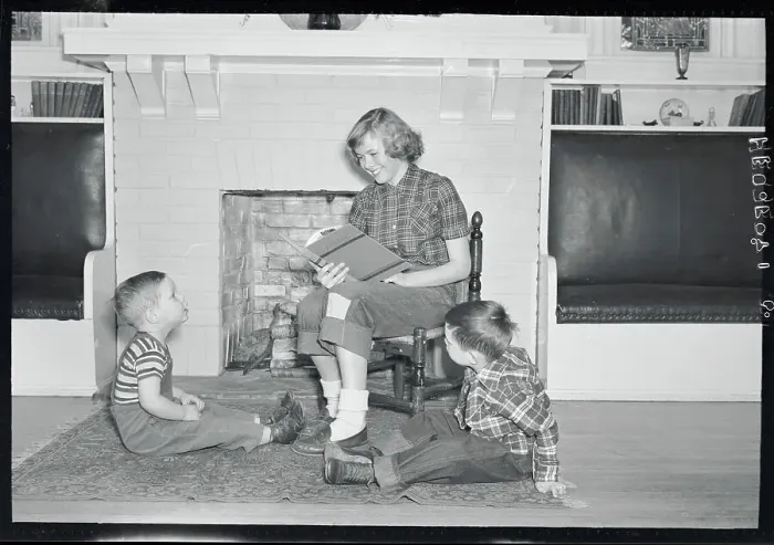 Framed Print : Babysitter with Johnny Carson and Others Framed Print : Babysitter with Johnny Carson and Others