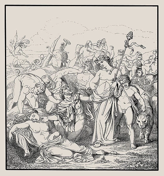 Bacchus and Ariadne by Christian Gottlieb Schick
