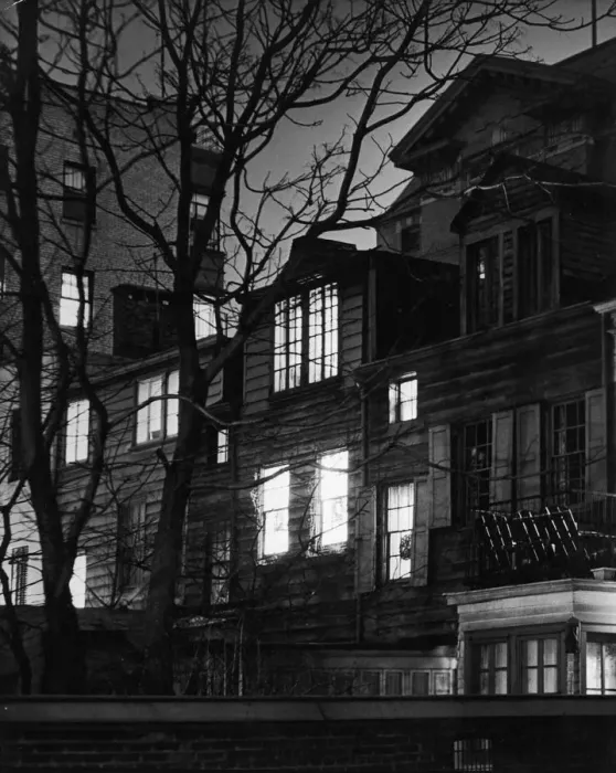 Framed Print : Backyard In Greenwich Village Framed Print : Backyard In Greenwich Village