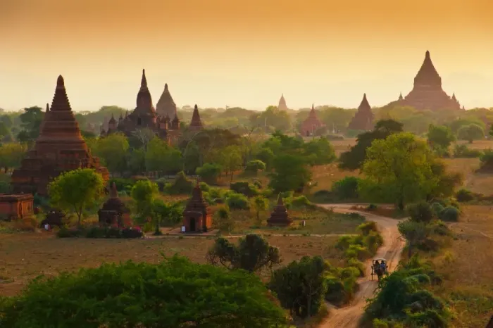 Framed Print : Bagan, Myanmar