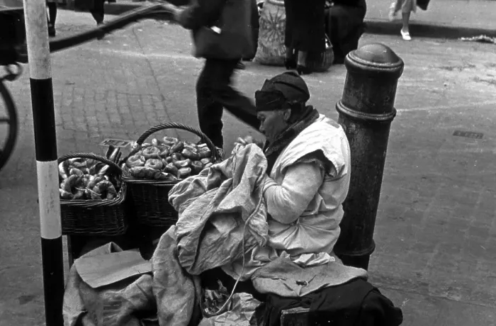 Framed Print : Bagel Seller Framed Print : Bagel Seller