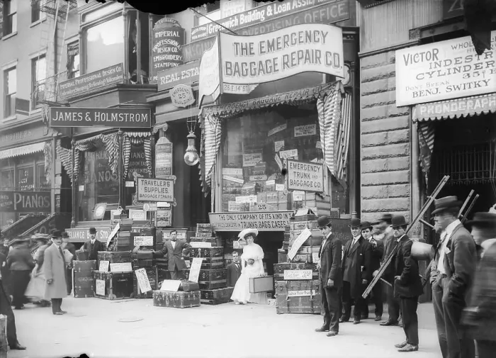 Framed Print : Baggage Store Exterior Framed Print : Baggage Store Exterior