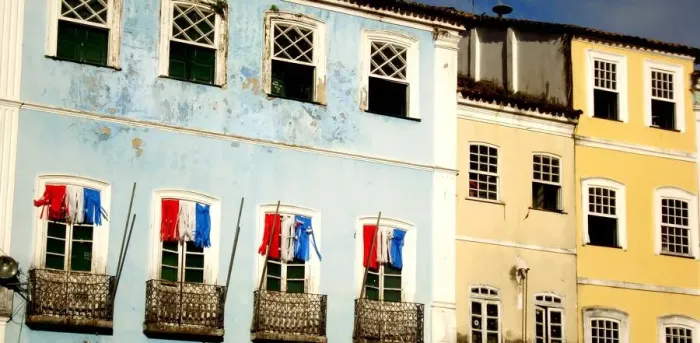 Framed Print : Bahias windows - Pelourinho Framed Print : Bahias windows - Pelourinho
