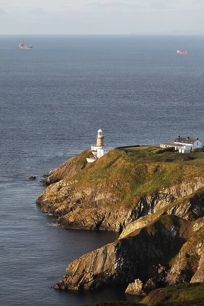 Baily Lighthouse on Howth Peninsula near Dublin, County Fingal, Leinster, Ireland, Europe, PublicGround