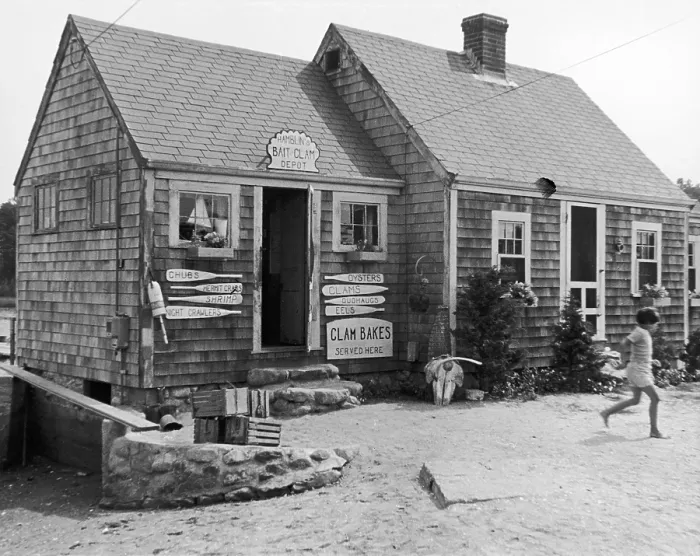 Framed Print : Bait Clam Depot Framed Print : Bait Clam Depot