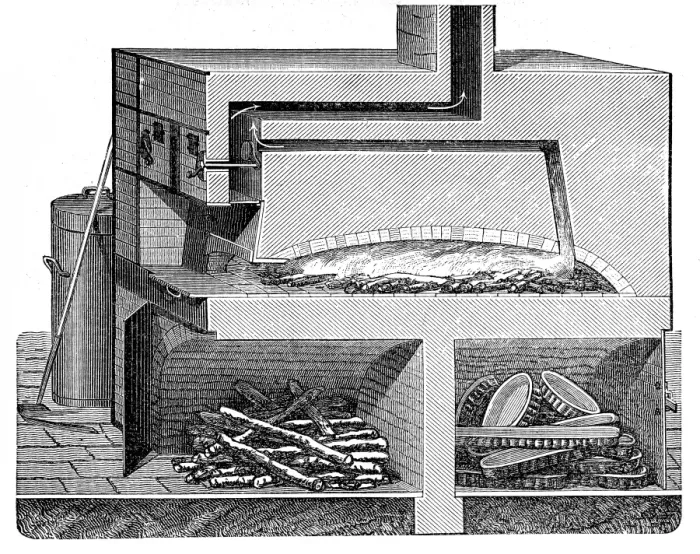 Framed Print : Bakery oven section Framed Print : Bakery oven section