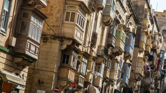 Framed Print : Balconies in Maltas capital; Valletta, which is an UNESCO World Heritage Site Framed Print : Balconies in Maltas capital; Valletta, which is an UNESCO World Heritage Site