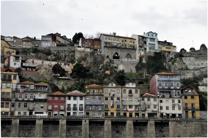 Framed Print : Balconies from the old buildings in Oporto Framed Print : Balconies from the old buildings in Oporto
