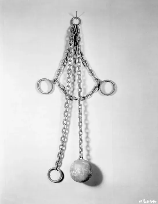 Framed Print : Ball And Chain Leg Irons