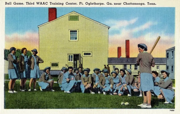 Framed Print : Ball game, Third WAAC Training Center Framed Print : Ball game, Third WAAC Training Center