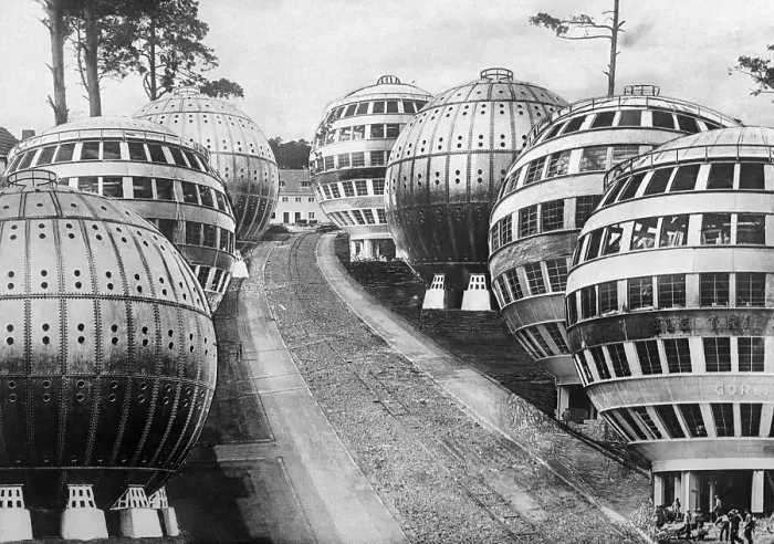 Framed Print : Ball Homes in Germany Framed Print : Ball Homes in Germany