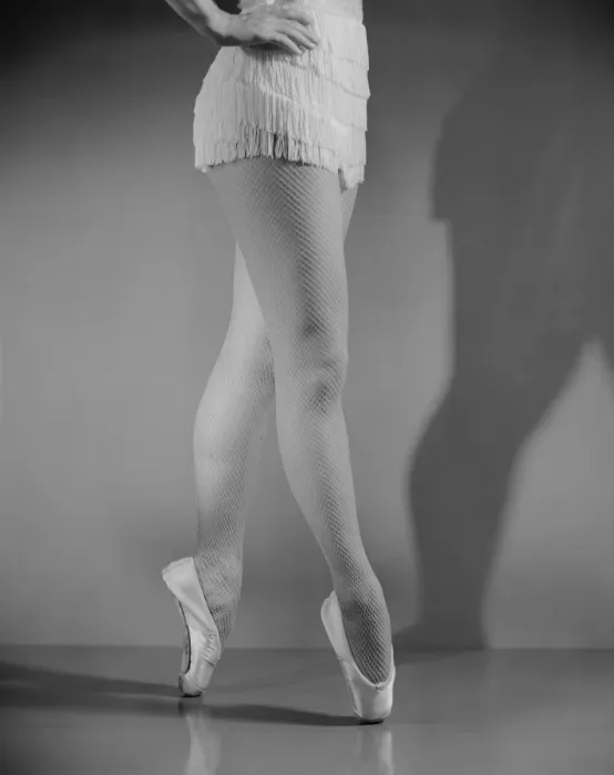 Framed Print : Ballet dancer standing on tiptoes, low section Framed Print : Ballet dancer standing on tiptoes, low section