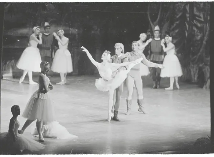 Framed Print : Ballet Dancers on Stage Framed Print : Ballet Dancers on Stage