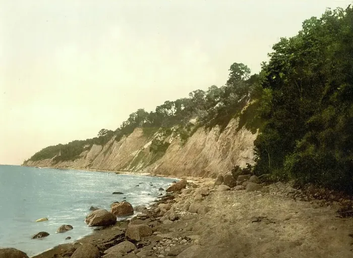 Framed Print : The Baltic Sea coast near Warnicken, Koenigsberg, formerly East Prussia, Germany, today Kaliningrad, Russia, Historic, digitally restored reproduction of a photochrome print from the 1890s Framed Print : The Baltic Sea coast near Warnicken, Koenigsberg, formerly East Prussia, Germany, today Kaliningrad, Russia, Historic, digitally restored reproduction of a photochrome print from the 1890s