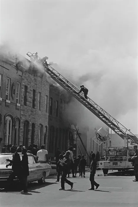 Framed Print : Baltimore Riots