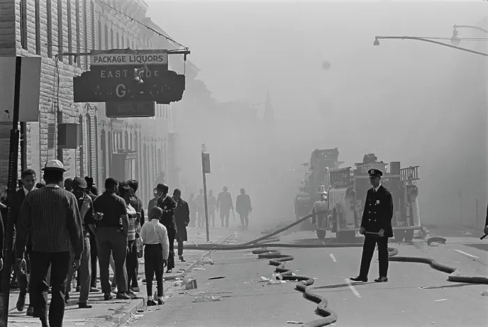 Framed Print : Baltimore Riots
