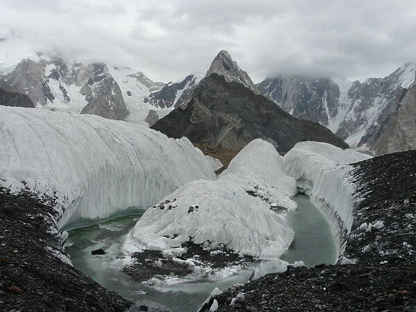 Baltoro glacier in Karakorum range