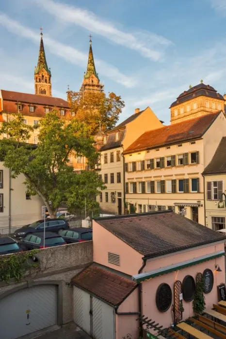 Framed Print : Bamberg is a town in Bavaria, Germany, located in Upper Franconia on the