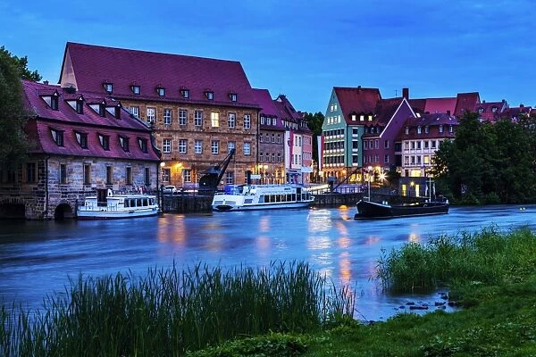 Bamberg along Regnitz River