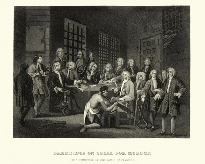 Framed Print : Bambridge on Trial for Murder Framed Print : Bambridge on Trial for Murder