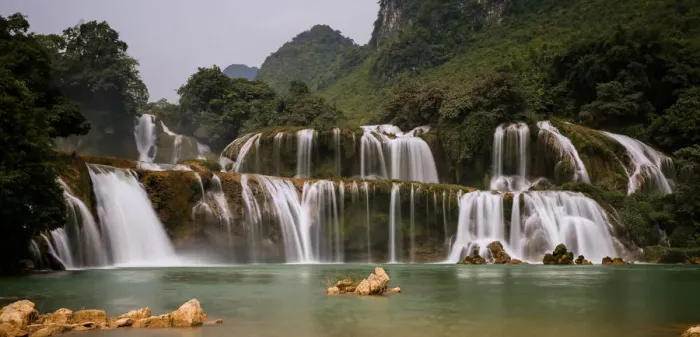 Framed Print : Ban Gioc / Detian Waterfall Framed Print : Ban Gioc / Detian Waterfall