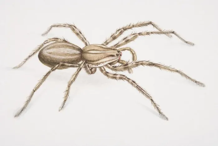 Framed Print : Banana Spider or Brazilian Wandering Spider, Phoneutria fera, side view Framed Print : Banana Spider or Brazilian Wandering Spider, Phoneutria fera, side view