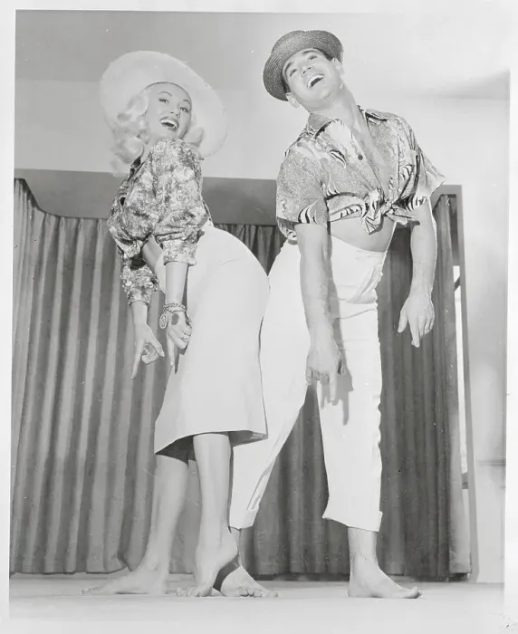 Framed Print : Band Leader Ray Anthony and Mamie Van Doren Dancing Framed Print : Band Leader Ray Anthony and Mamie Van Doren Dancing