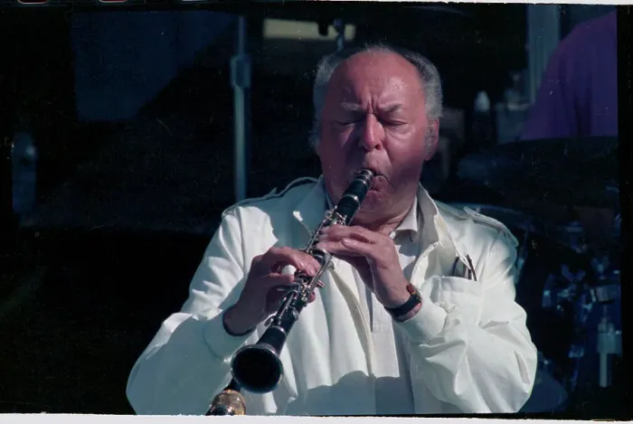 Framed Print : Band Leader Woody Herman Entertaining with Flute Framed Print : Band Leader Woody Herman Entertaining with Flute