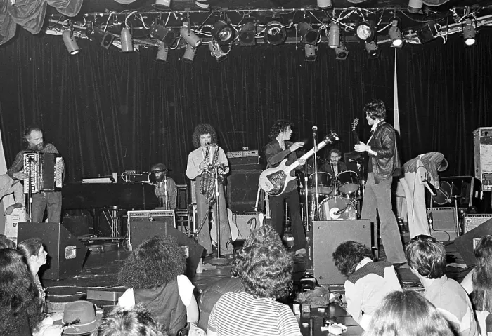 Framed Print : The Band Plays In A Club Framed Print : The Band Plays In A Club