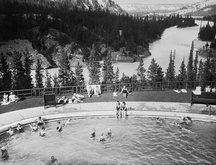 Framed Print : Banff Springs Hotel Swimming Pool Framed Print : Banff Springs Hotel Swimming Pool