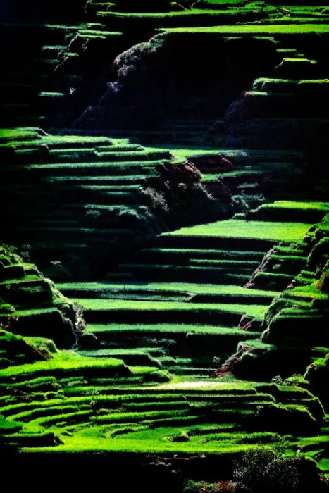 Framed Print : Bangaan Rice Terraces Framed Print : Bangaan Rice Terraces