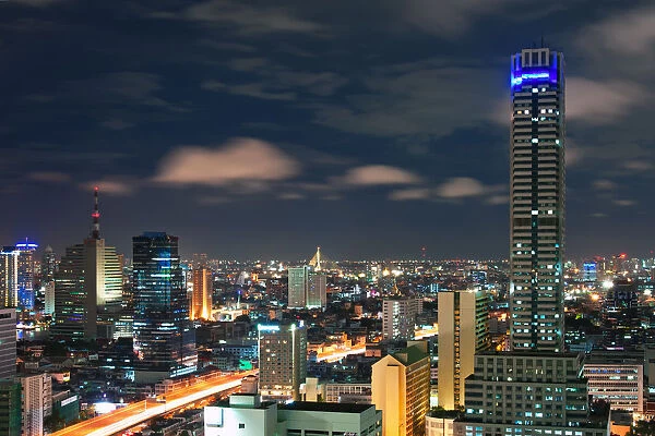 Bangkok cityscape. Bangkok is the capital and the most populous city of Thailand