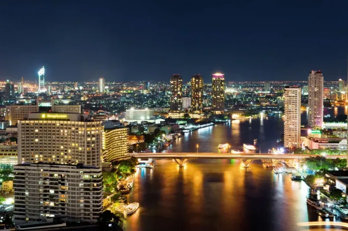 Framed Print : Bangkok cityscape