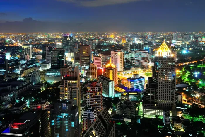 Framed Print : Bangkok cityscape, Thailand Framed Print : Bangkok cityscape, Thailand