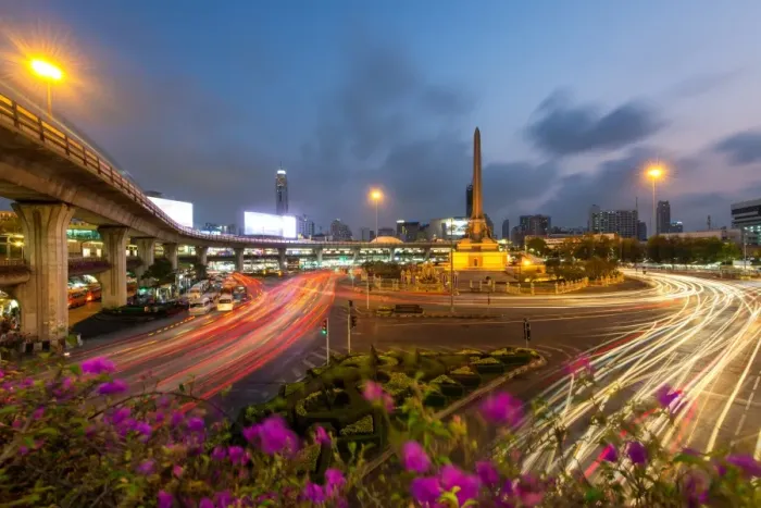 Framed Print : Bangkok by night