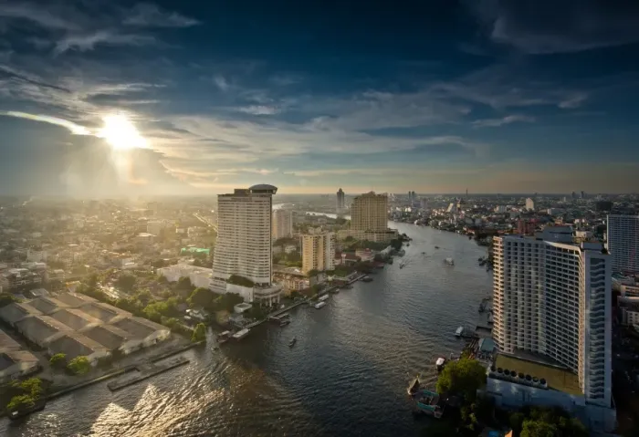 Framed Print : Bangkok skyline Framed Print : Bangkok skyline