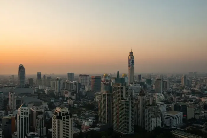Framed Print : Bangkok skyline